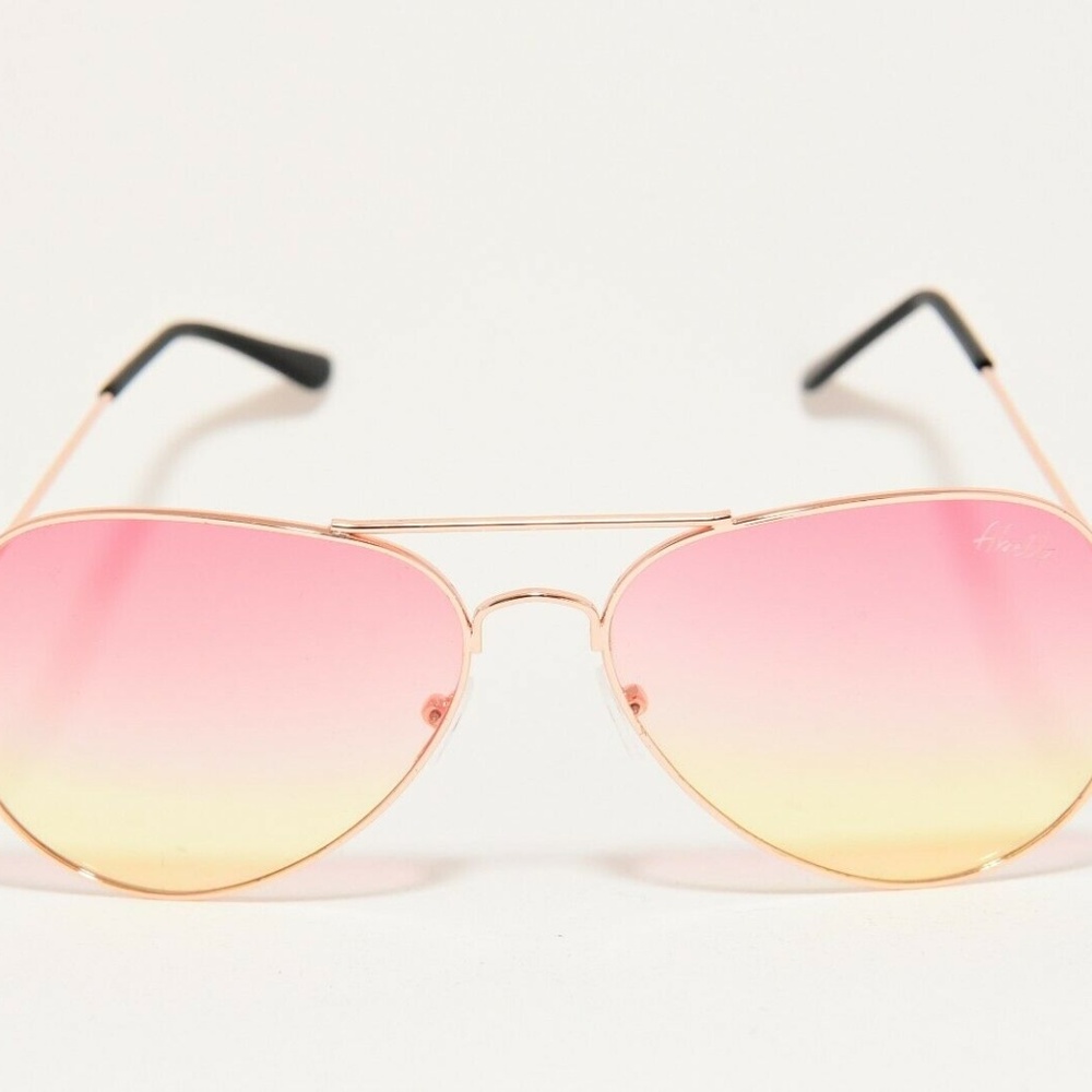 Abella Gold Aviator Sunglasses